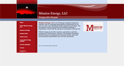 Desktop Screenshot of missionenergyllc.com